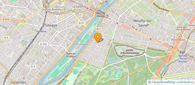 localisation de l'entreprise CJR CONSULTING à NEUILLY-SUR-SEINE