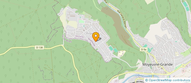 localisation de l'entreprise CJR HOLDING  MOYEUVRE GRANDE