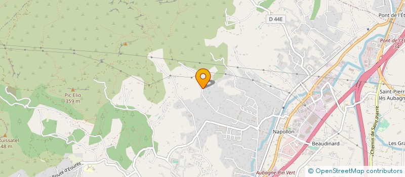 localisation de l'entreprise CJR IMMOBILIER à AUBAGNE