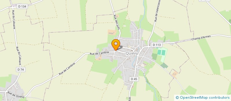 localisation de l'entreprise CJR.LC  QUIEVY