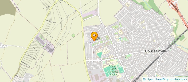 localisation de l'entreprise CJR REVETEMENTS  GOUSSAINVILLE