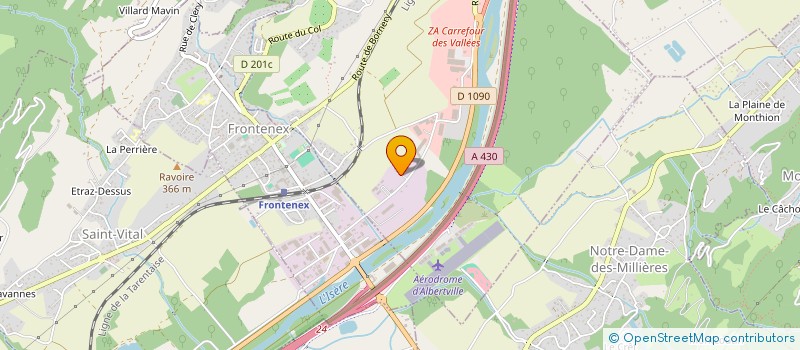 localisation de l'entreprise CJRB  ALLONDAZ