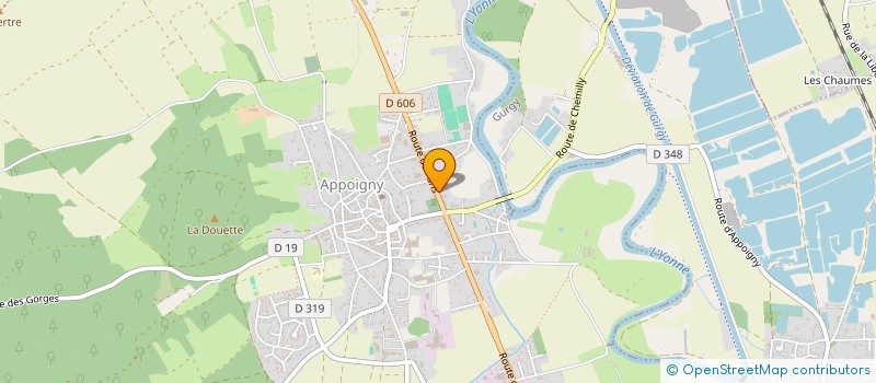 localisation de l'entreprise CJRT-PLUS à APPOIGNY