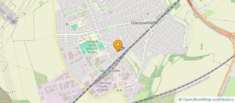 localisation de l'entreprise CJS à GOUSSAINVILLE