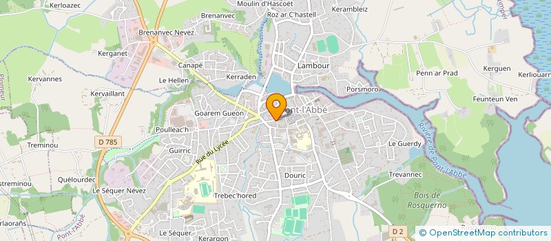 localisation de l'entreprise CJS à PONT-L'ABBE