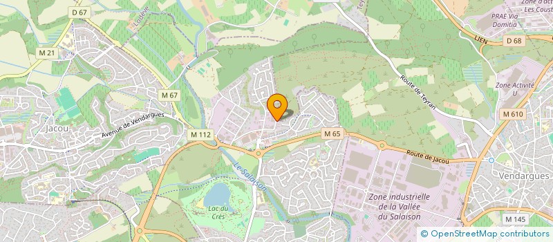 localisation de l'entreprise CJS DISTRIBUTION  LE CRES