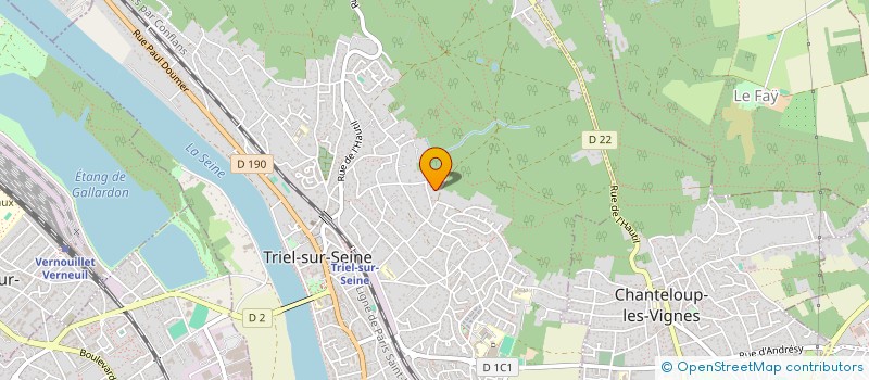 localisation de l'entreprise CJS INVEST  TRIEL-SUR-SEINE