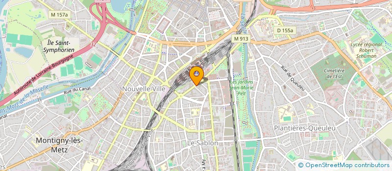 localisation de l'entreprise CJS METZ  METZ