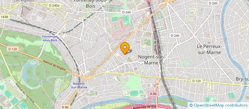 localisation de l'entreprise CJT  NOGENT-SUR-MARNE