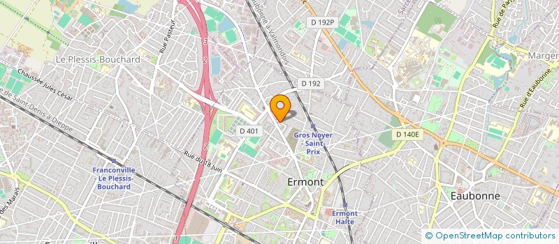 localisation de l'entreprise CJT  SANNOIS