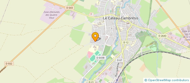 localisation de l'entreprise CJTT LE CATEAU  LE CATEAU-CAMBRESIS