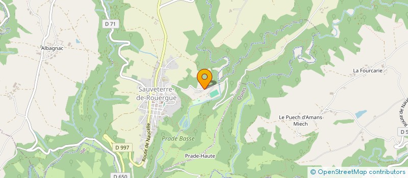 localisation de l'entreprise CJV  SAUVETERRE-DE-ROUERGUE