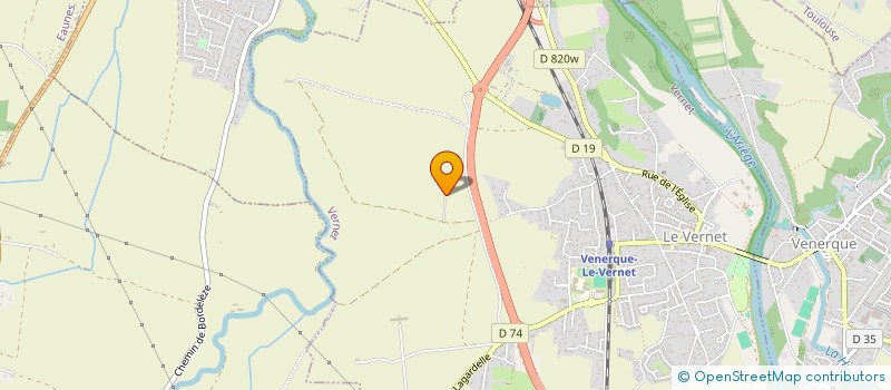 localisation de l'entreprise CJV ESPORT  VERNET