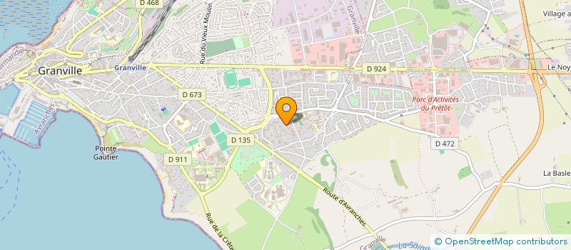 localisation de l'entreprise CJV INVEST  GRANVILLE