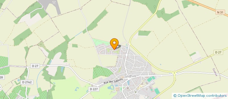 localisation de l'entreprise CJV MOISSONS  GUEUX