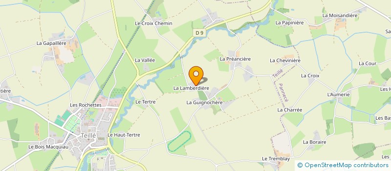 localisation de l'entreprise CJVIMMO  TEILLE