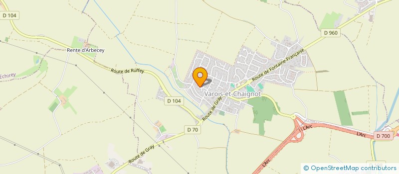 localisation de l'entreprise CJVM  VAROIS-ET-CHAIGNOT