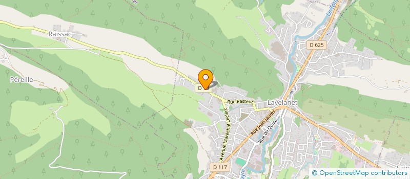 localisation de l'entreprise CJWR à LAVELANET