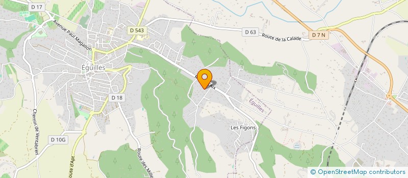 localisation de l'entreprise CJY IMMOBILIER  EGUILLES