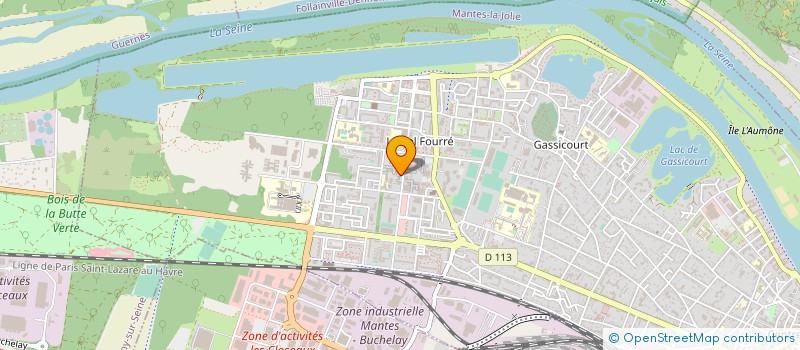 localisation de l'entreprise CK  MANTES-LA-JOLIE