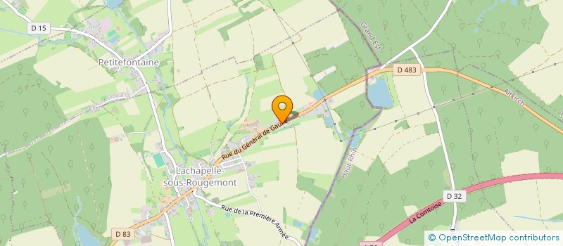 localisation de l'entreprise CK  LACHAPELLE-SOUS-ROUGEMONT