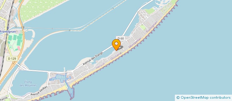 localisation de l'entreprise CK à FRONTIGNAN