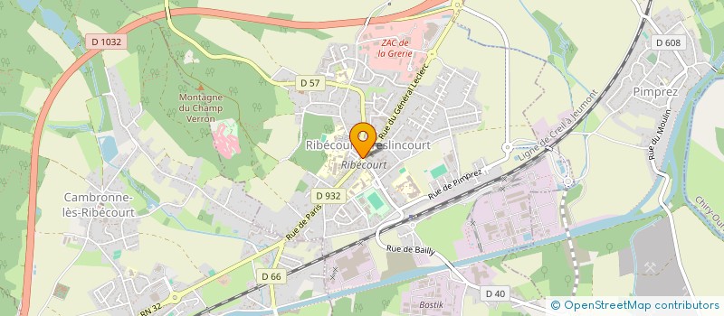 localisation de l'entreprise CK  RIBECOURT-DRESLINCOURT