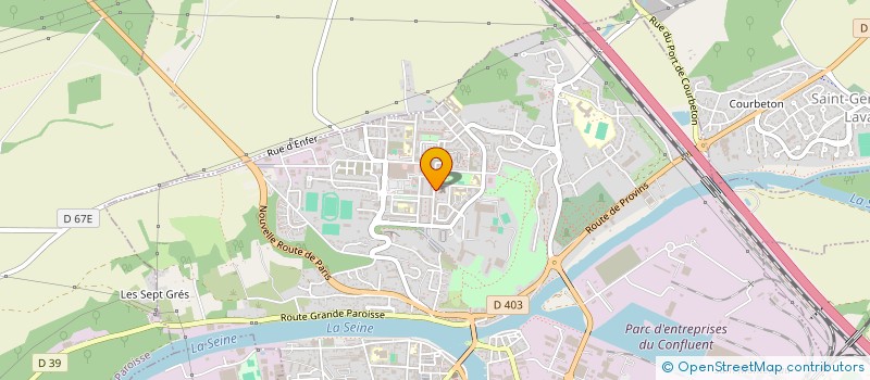 localisation de l'entreprise CK à MONTEREAU-FAULT-YONNE
