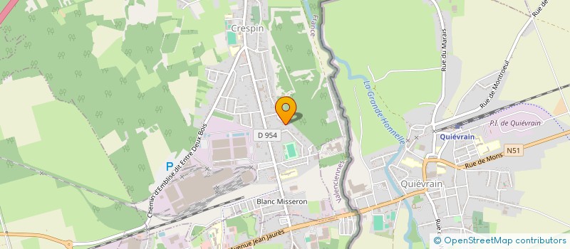 localisation de l'entreprise CK  CRESPIN