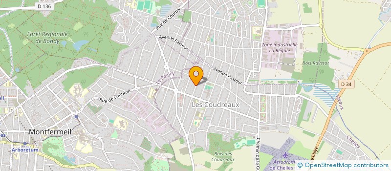 localisation de l'entreprise CK ACADEMY à CHELLES