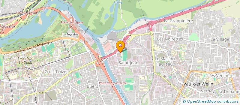 localisation de l'entreprise CK AMBULANCES 69  VILLEURBANNE