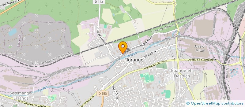 localisation de l'entreprise CK AUTO  THIONVILLE