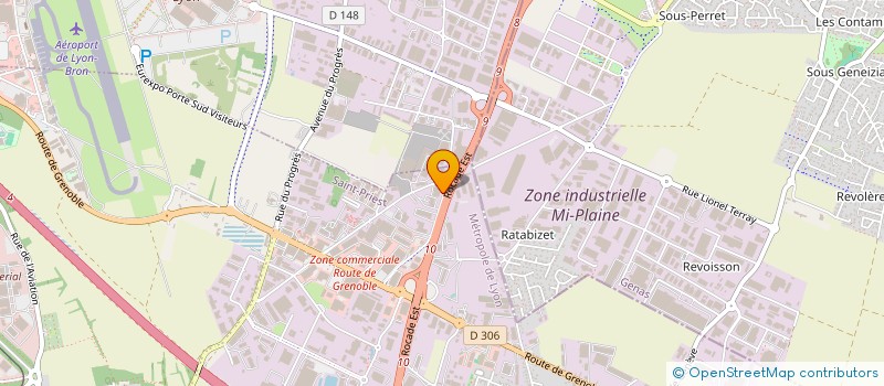 localisation de l'entreprise CK AUTO NEGOCE  SAINT-PRIEST