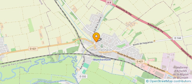 localisation de l'entreprise CK AUTOMATISME  BERNOLSHEIM