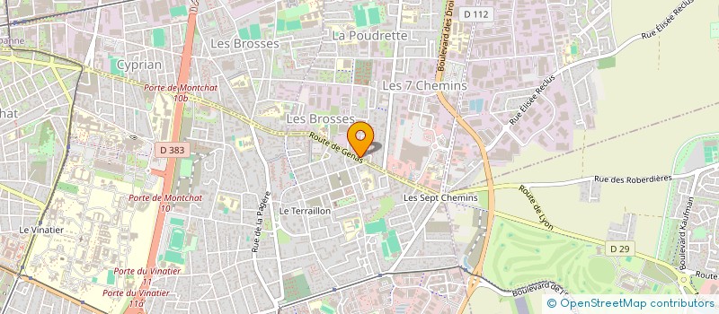 localisation de l'entreprise CK BATIMENT  VAULX-EN-VELIN