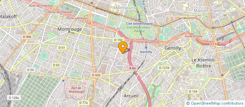 localisation de l'entreprise CK CLEAN  GENTILLY