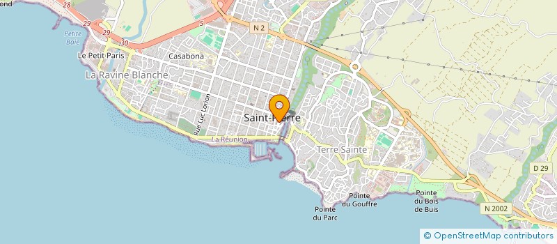 localisation de l'entreprise CK & CO à SAINT-PIERRE