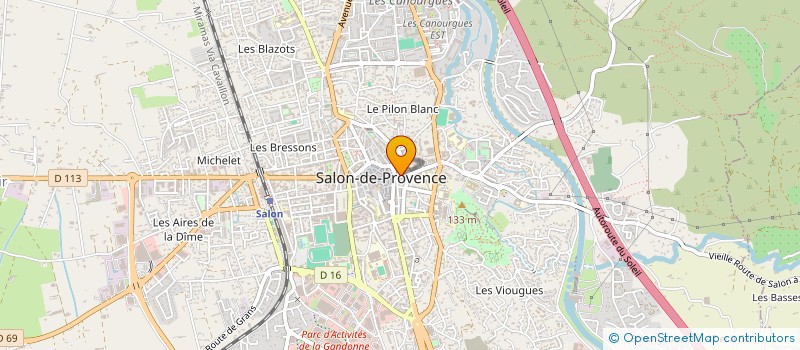 localisation de l'entreprise CK COIFFURE à SALON-DE-PROVENCE