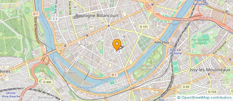 localisation de l'entreprise CK CONSEIL ET DEVELOPPEMENT à BOULOGNE-BILLANCOURT