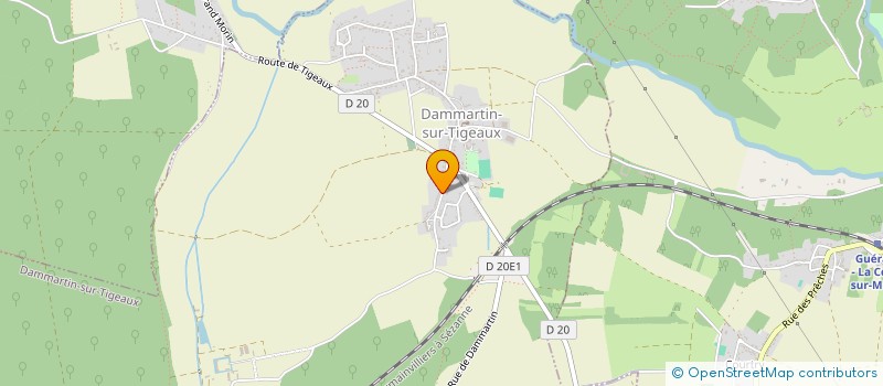 localisation de l'entreprise CK COUPVRAY  DAMMARTIN-SUR-TIGEAUX