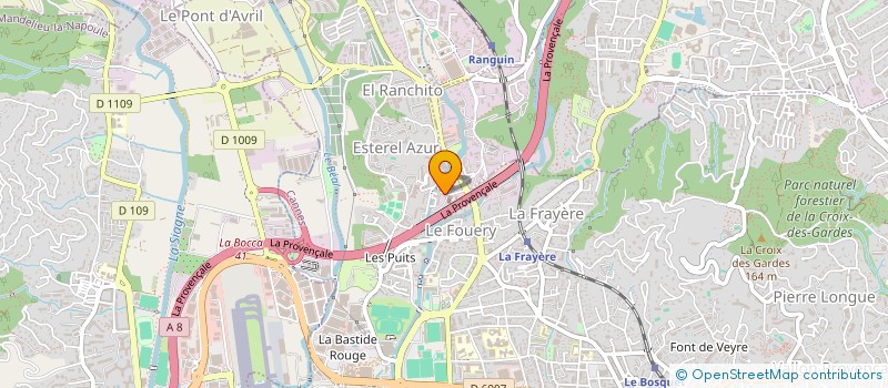 localisation de l'entreprise CK COUVERTURE ZINGUERIE  LA CROIX-VALMER