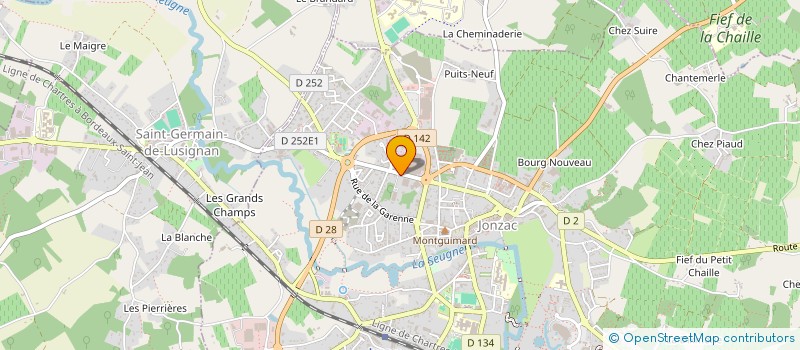localisation de l'entreprise CK-CROC à JONZAC