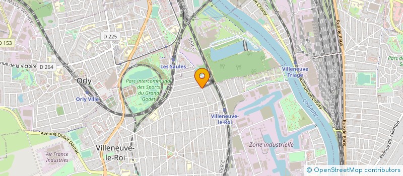 localisation de l'entreprise CK DANCERS VILLENEUVE ABLON  ABLON-SUR-SEINE