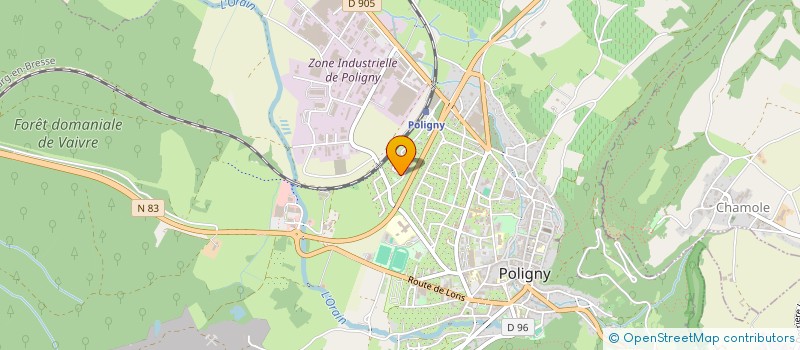 localisation de l'entreprise CK DECO à POLIGNY