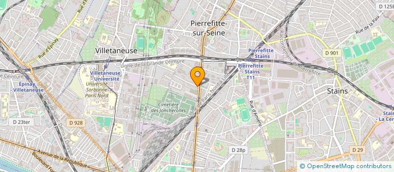 localisation de l'entreprise CK DECO  PANTIN