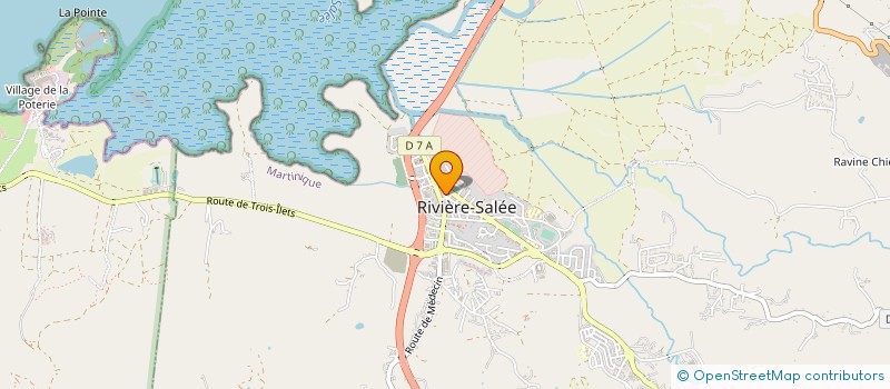 localisation de l'entreprise CK DENTAIRE à RIVIERE-SALEE