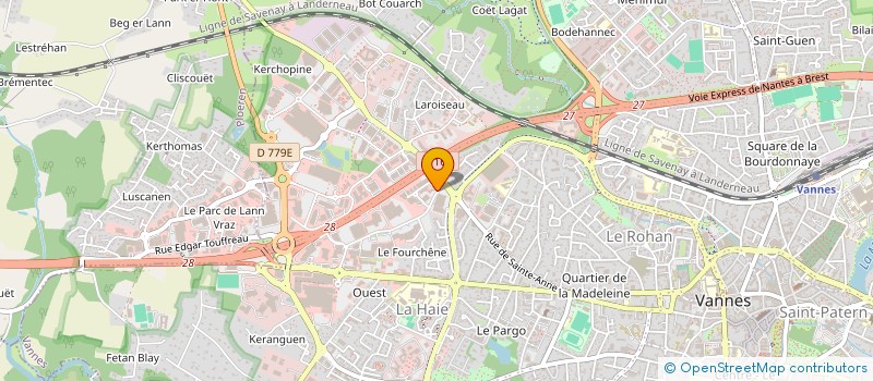 localisation de l'entreprise CK DESIGN à VANNES