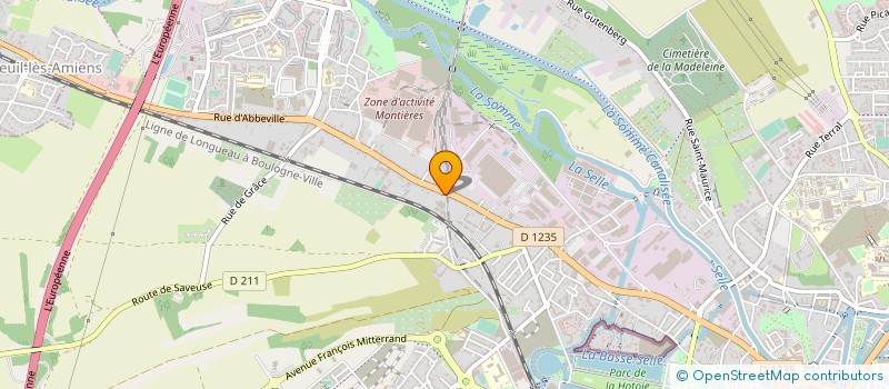 localisation de l'entreprise CK DISTRIBUTION  AMIENS