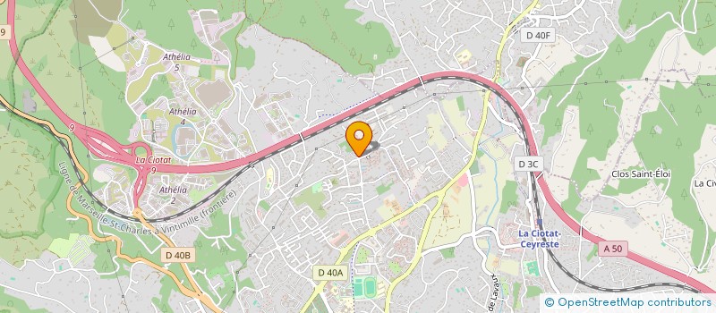 localisation de l'entreprise CK ELEC ENERGIE à LA CIOTAT