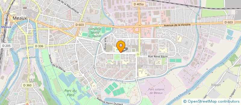 localisation de l'entreprise CK'FIBRE à MEAUX